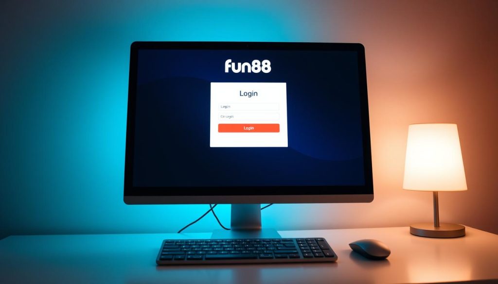 chuẩn bị đăng nhập Fun88